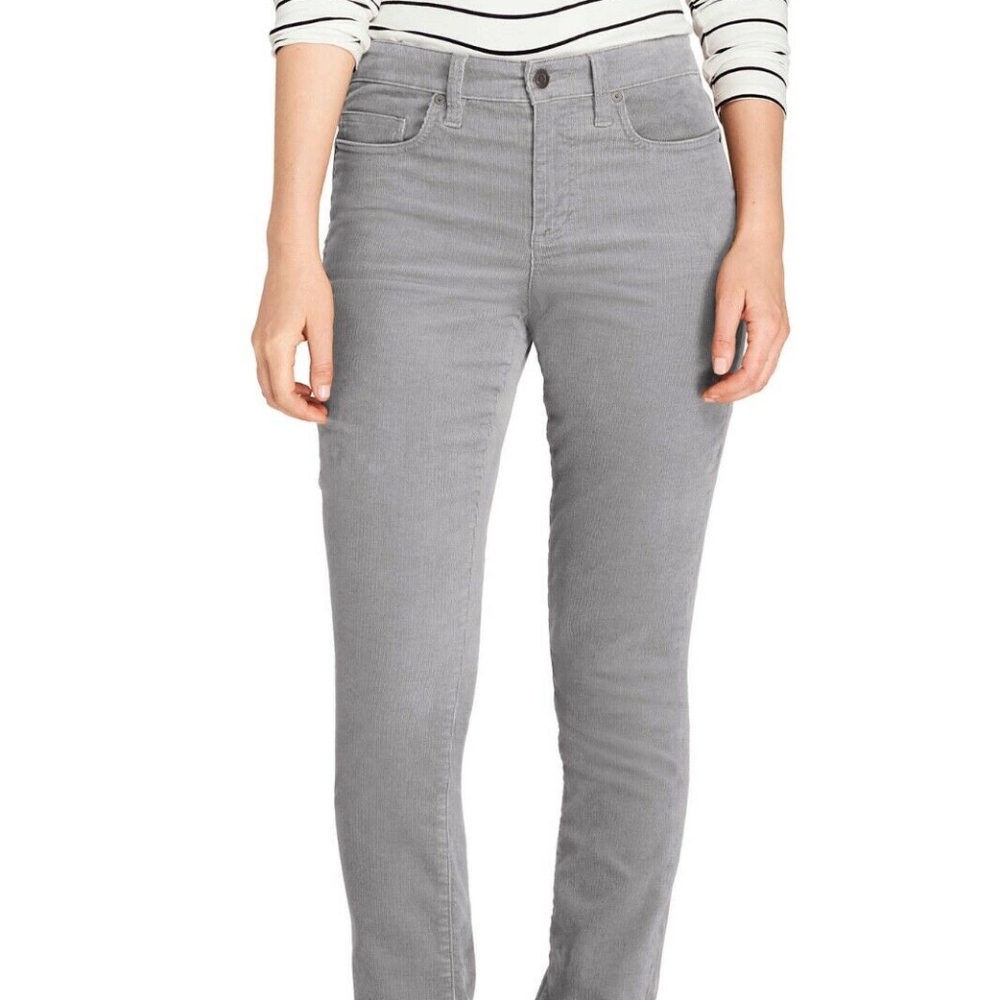 Lands' End Mid Rise Straight Leg Fit 2 Corduroys